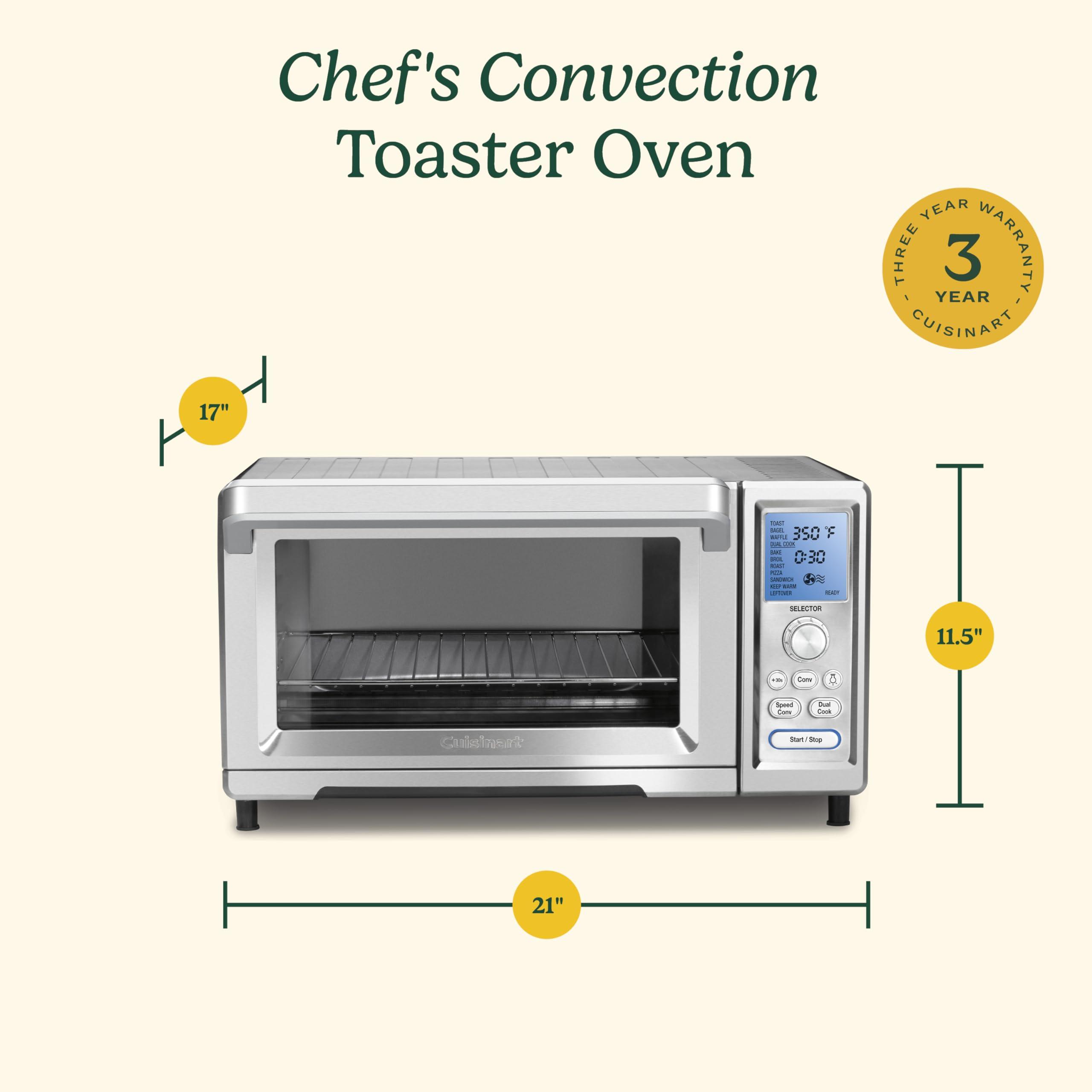 Cuisinart Cuisinart Convection Toaster Oven, Stainless Steel, 16.93\"D x 20.87\"W x 11.42\"H, TOB-260N1