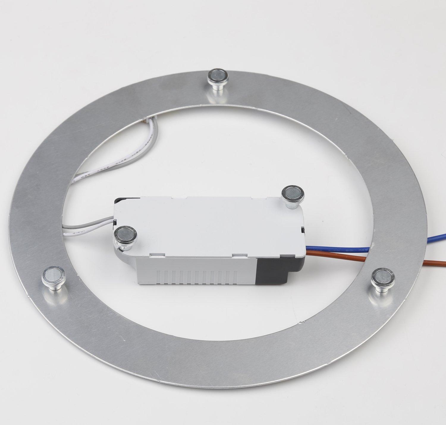 Ledytech Ledytech 1-Pack 15w 5730 SMD Led Panel Ceiling Light Fixtures Circle Annular Round Replacement Board Bulb White 6000K (White 6000-6500K)