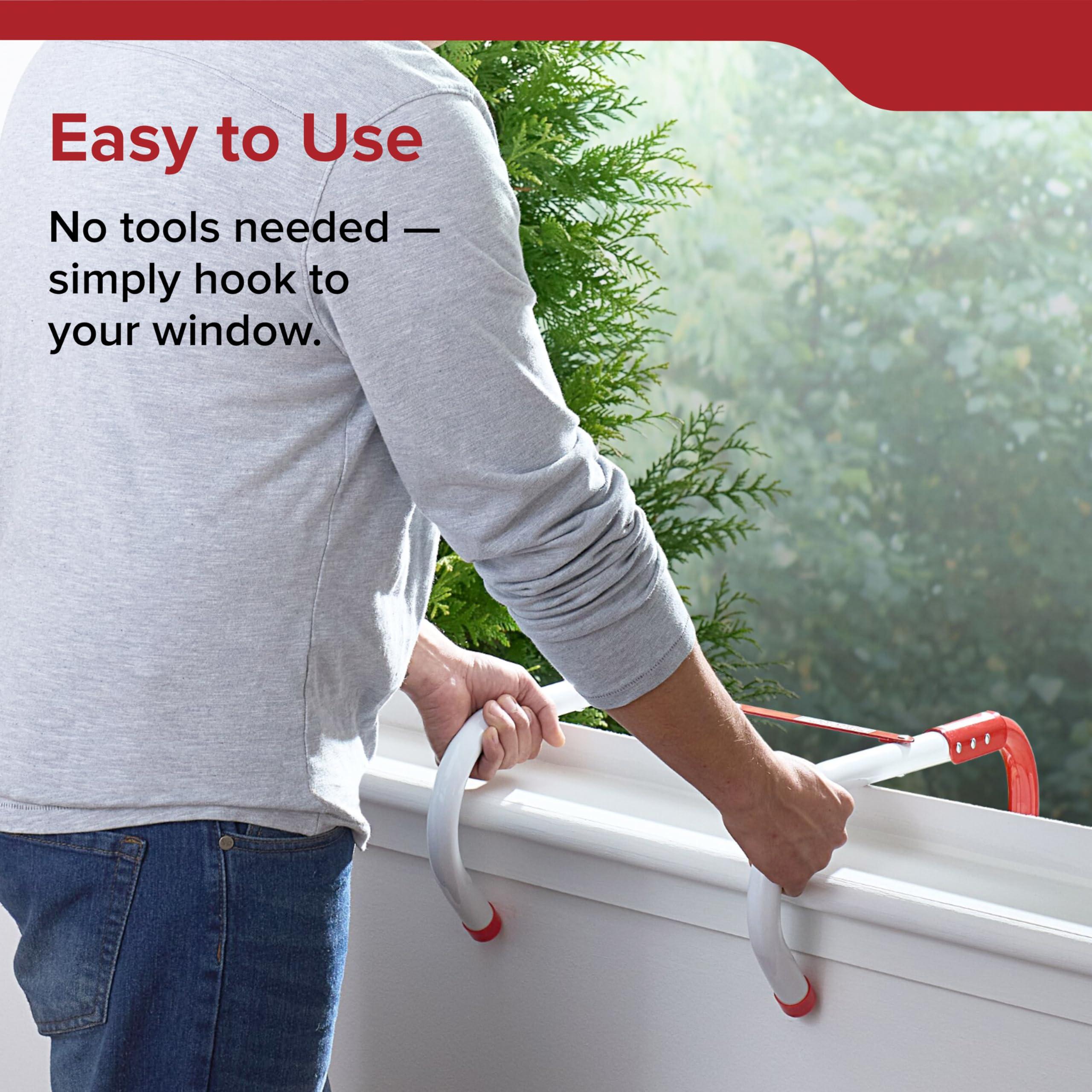 Kidde Kidde Fire Escape Ladder, 3-Story Rope Ladder, Extends to 25-Feet, Anti-Slip Rungs