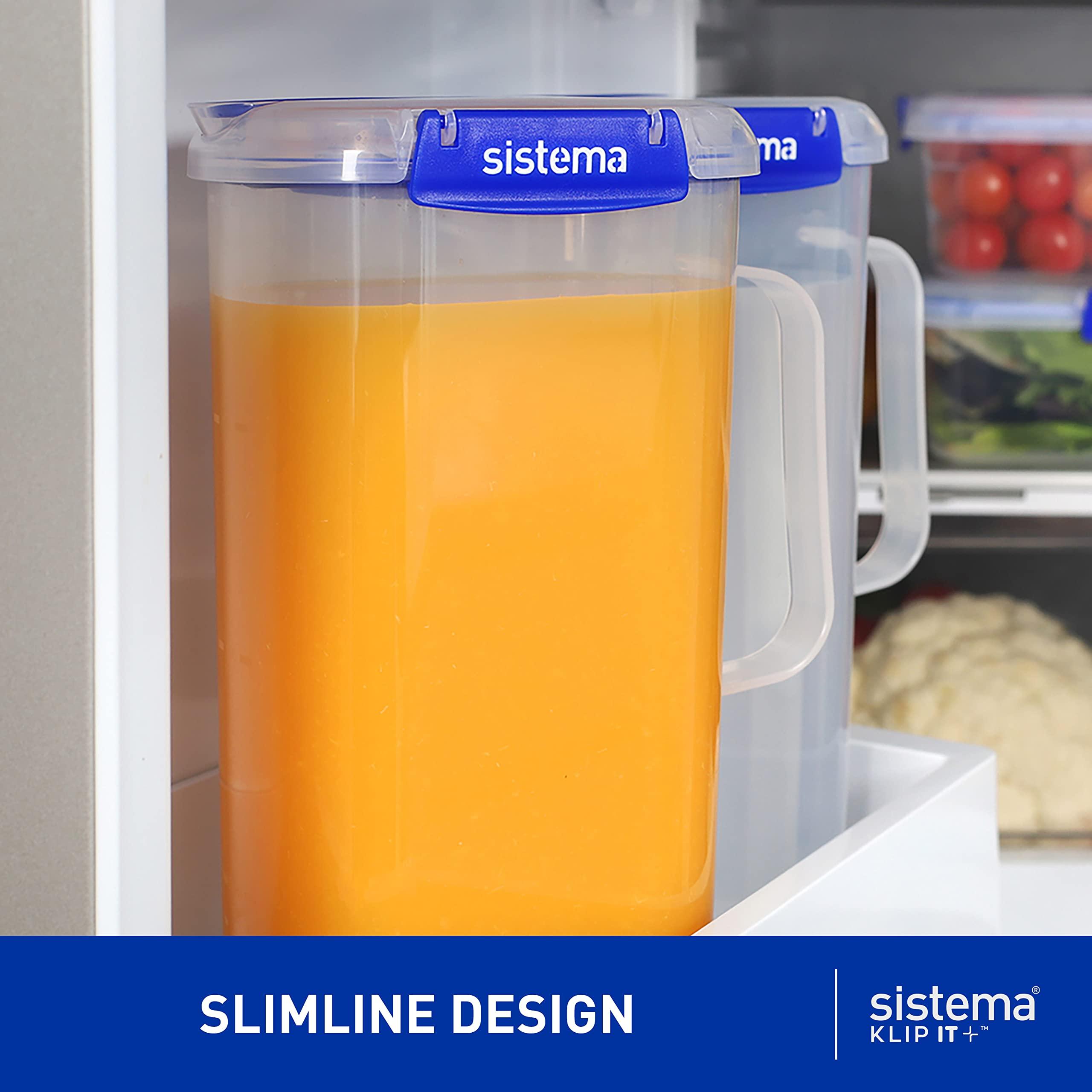 Sistema Sistema 881420 Juice Jug, Plastic, 2 liters, Clear