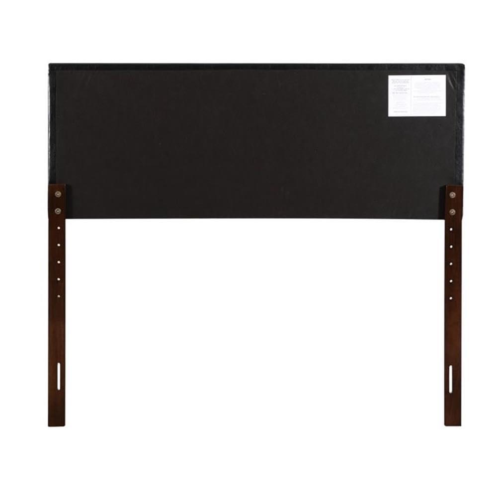 Glory Furniture Glory Furniture Nova Faux Leather Upholstered Full Headboard in Black