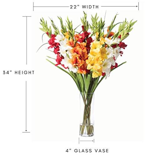 Petals Petals Gladiolus Silk Flower Arrangement - Mixed Colors