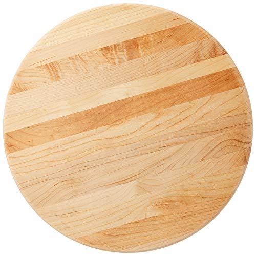 John Boos John Boos Boos Block B Series Round Wood Cutting Board with Feet, 1.5-Inch Thickness, 12\" x 12\" x 1 1/2\", Maple
