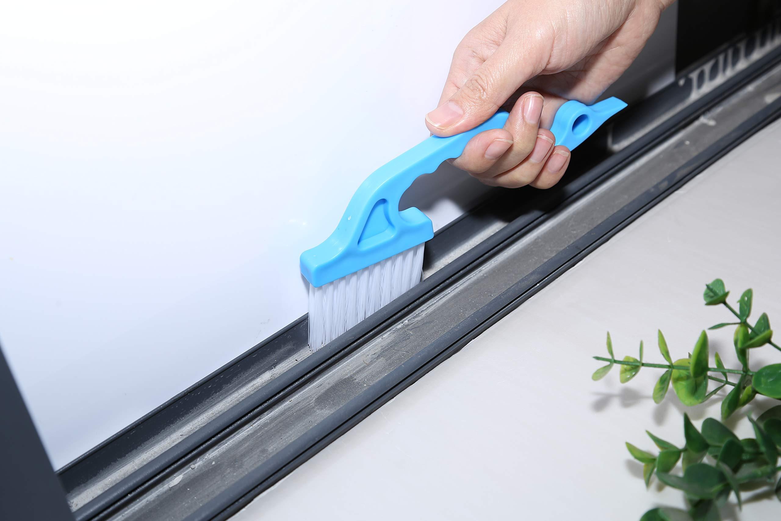 Rienar The 2 in 1 Window and Sliding Door Track Cleaning Brushes