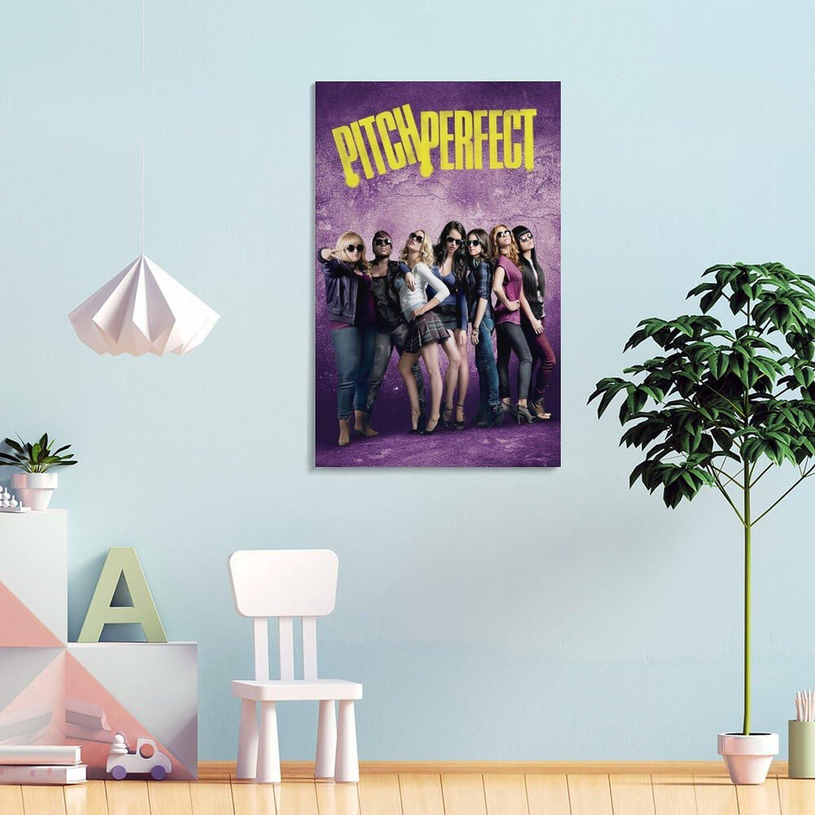 EHYXTEGX Movie Poster Pitch Perfect Poster 1 Canvas Painting Posters And Prints Wall Art for Living Room Bedroom Decor 12x18inch(30x45cm)