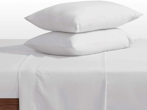 RR Linen Split California King Sheet Set 5 PCs for Split California King Bed Size 100% Cotton 800 TC, Split California King Sheets Set for Adjustable beds 16\'\' Deep Pocket (Split California King, White)