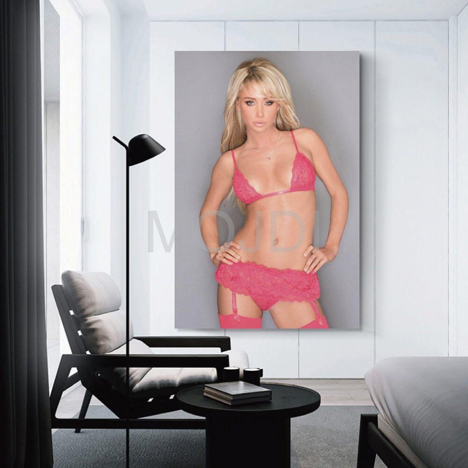 MOJDI MOJDI Sexy Sara Jean Underwood Poster (9) Canvas Painting Wall Art Poster for Bedroom Living Room Decor 20x30inch(50x75cm) Unframe-style