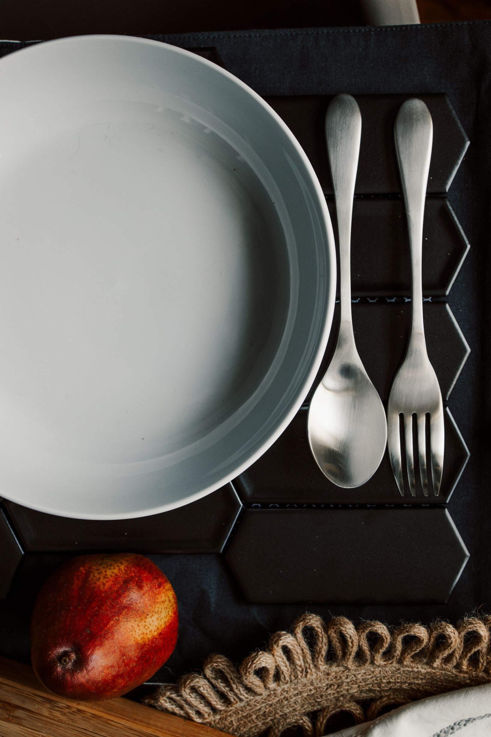 KNORK Knork Stainless Steel Original Flatware Starter, 12 Piece Set, Matte