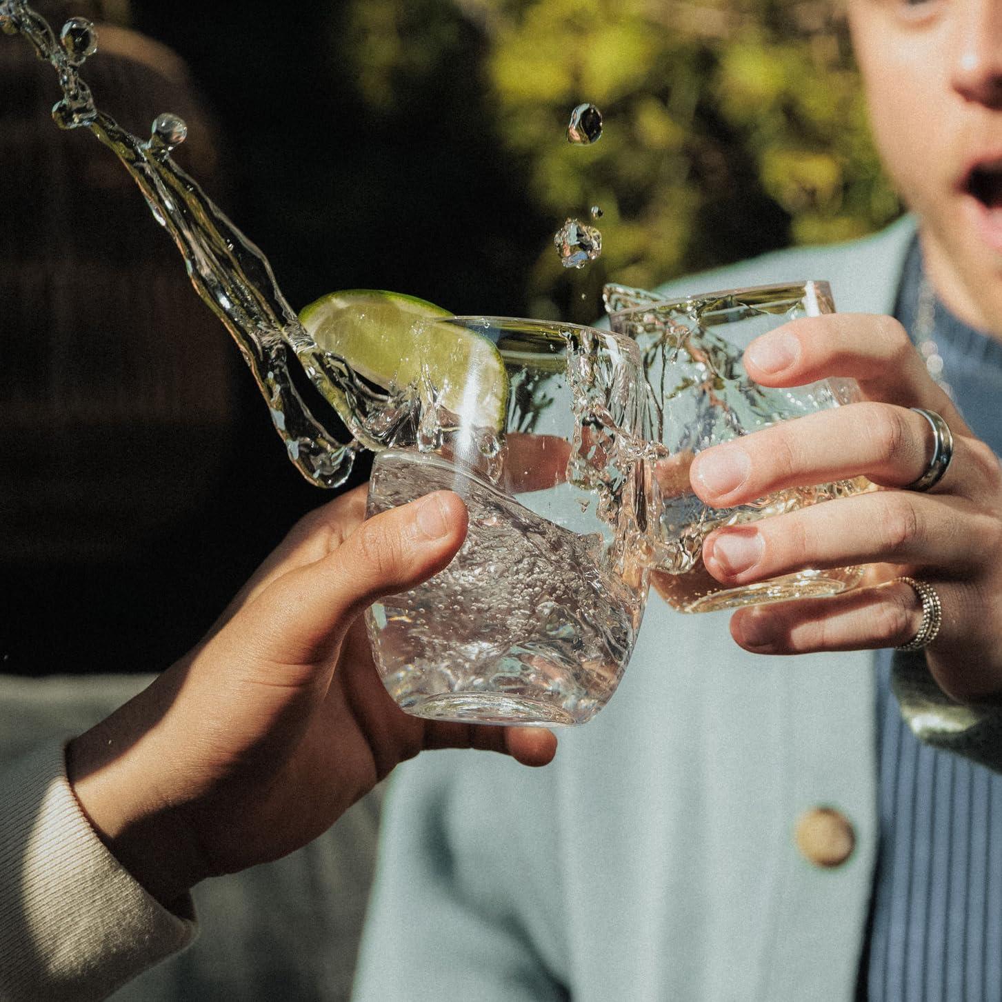 Govino govino Go Anywhere Wine Glasses | Dishwasher Safe, Flexible, Shatterproof, and Recyclable | 16 oz. Each | Set of 4.