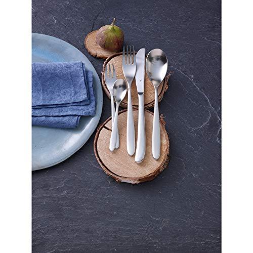 WMF WMF Silk Cromargan Cutlery Set for 12 People, Silver, 66-Piece