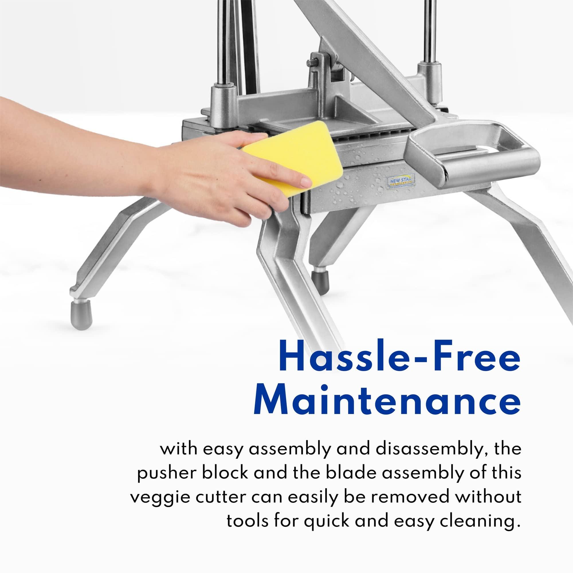 New Star Foodservice New Star Foodservice 1029055 Extra Heavy Duty Aluminum Frame Vegetable Slicer Lettuce Cutter