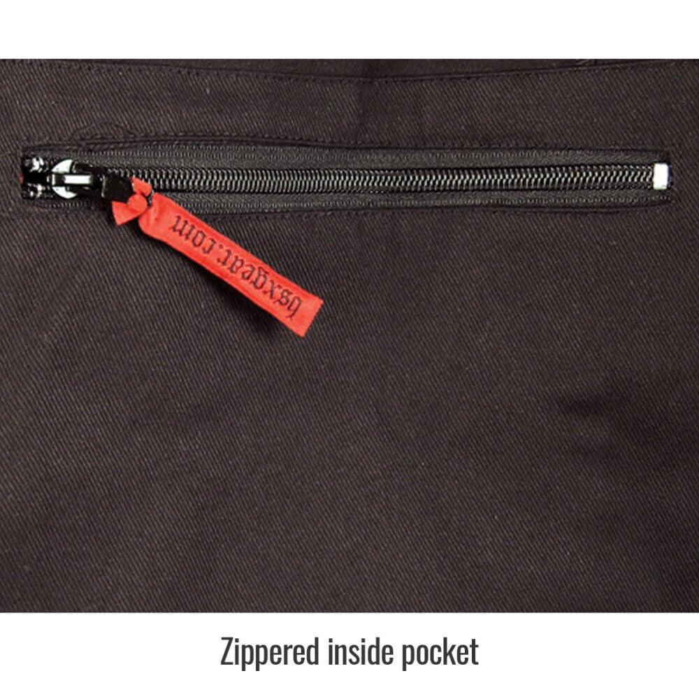 Revco Revco BLACK STALLION BSX® FR Welding Jacket - Black w/Red Flames - MEDIUM