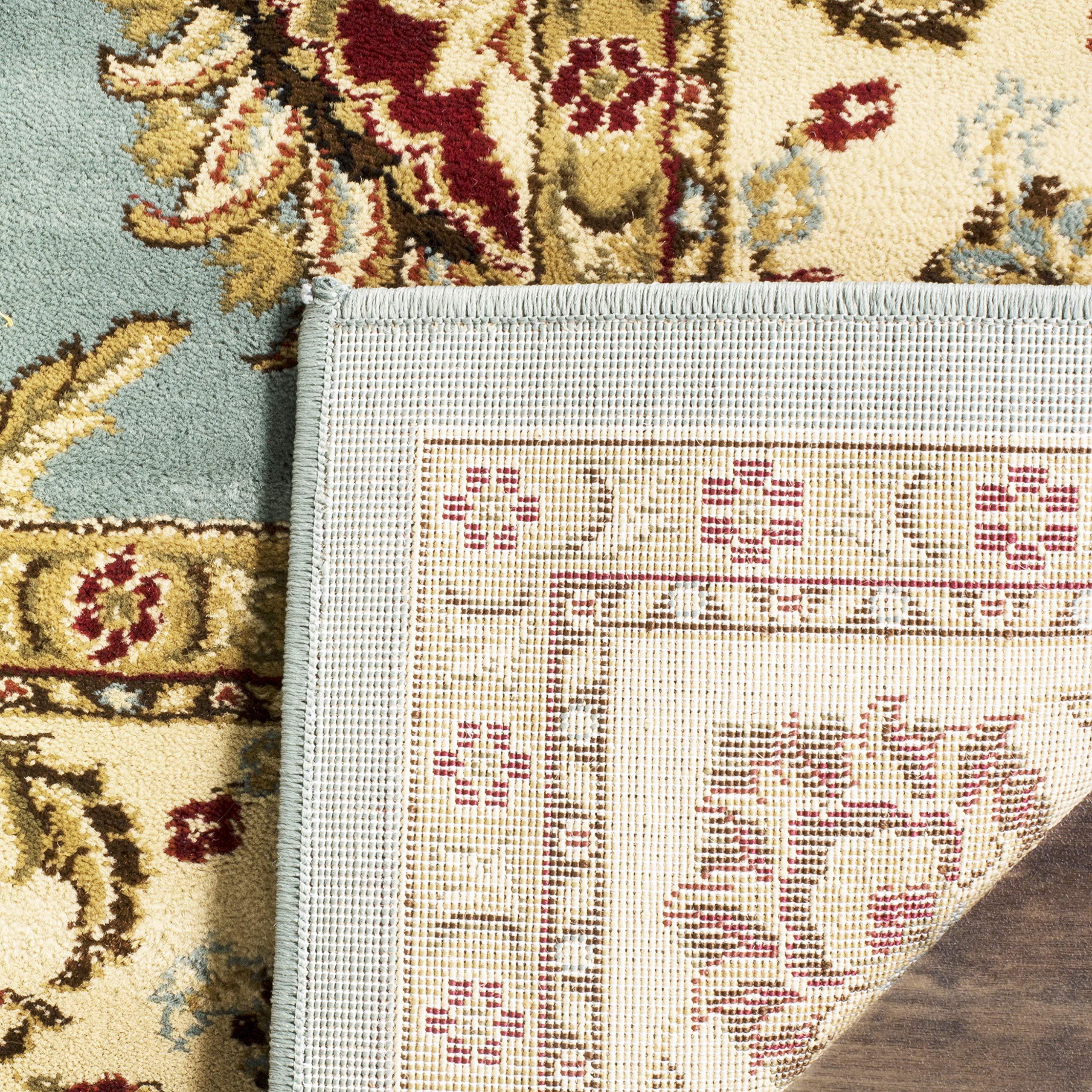 Safavieh SAFAVIEH Lyndhurst Collection Area Rug - 5'3" x 7'6", Blue & Ivory, Traditional Oriental Design, Non-Shedding & Easy Care, Ideal for High Traffic Areas in Living Room, Bedroom (LNH553-6512)