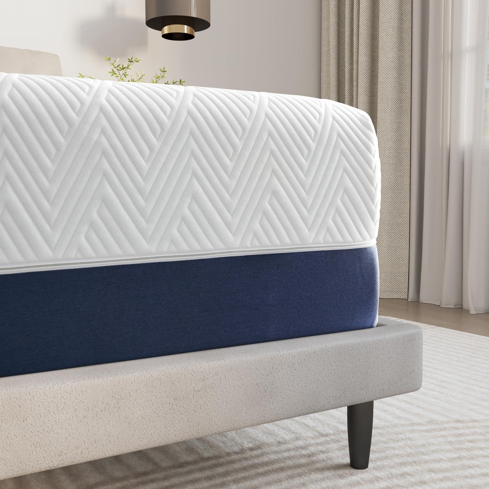 Twolike Twolike 14 inch Queen Size Memory Foam Mattress in a BoxMedium