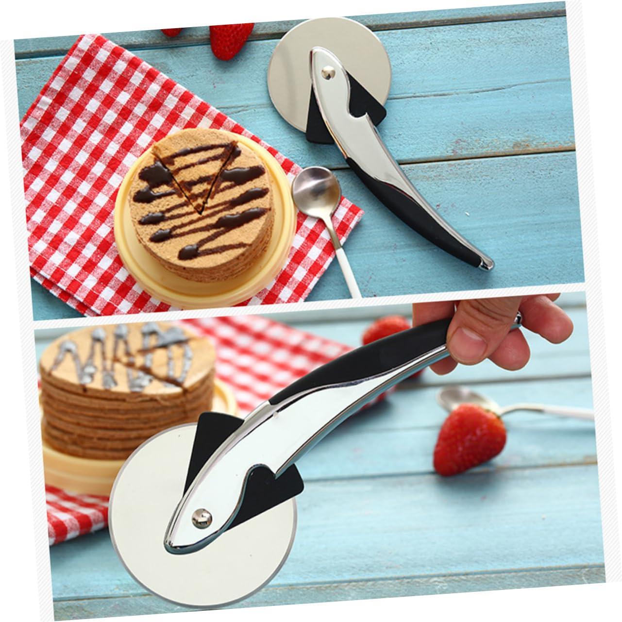 FUNOMOCYA FUNOMOCYA Practical Pizza Wheel Creative Shark Design Zinc Alloy Pizza Slicer Easy to Use for Family