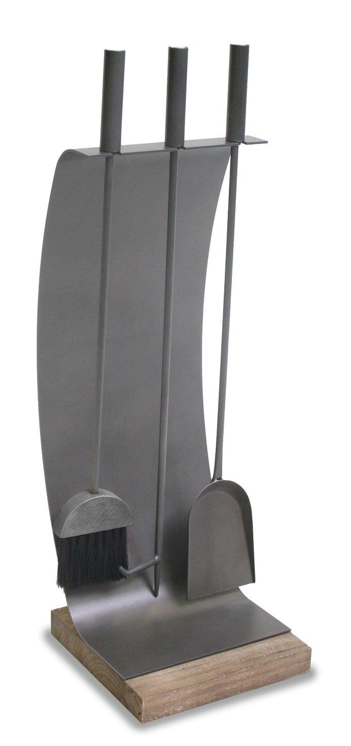 Pilgrim Pilgrim Home and Hearth Stanton 3 Piece Tool Set, Natural Iron