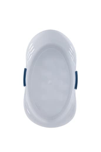 Rubbermaid Rubbermaid 1.5 Bushel Capacity Durable Versatile Flex N Carry Portable Flexible Laundry Basket With Convenient Carrying Handles, White, Organization and Storage for Laundry/Garage/Home