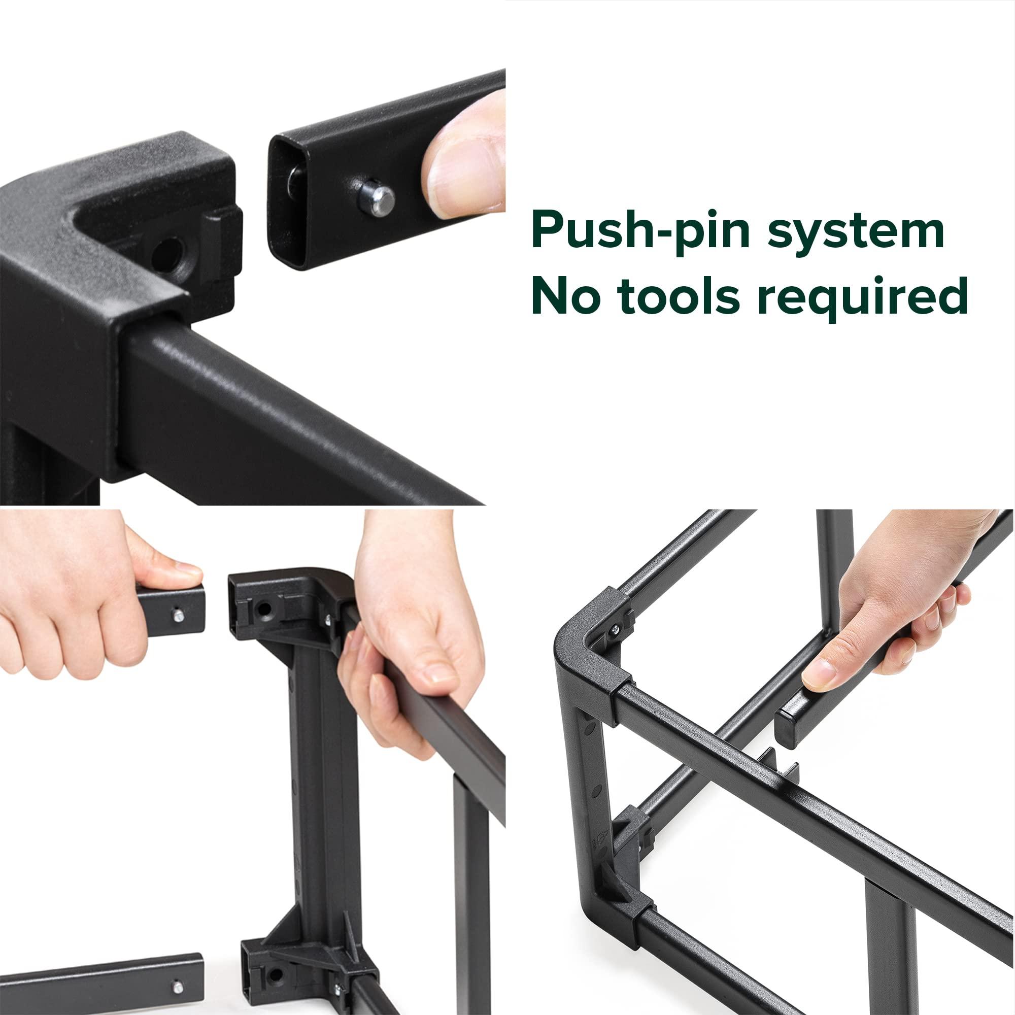 Zinus ZINUS 7 Inch Metal Smart Box Spring with Quick Assembly, Mattress Foundation, Strong Metal Frame, Easy Assembly, Queen