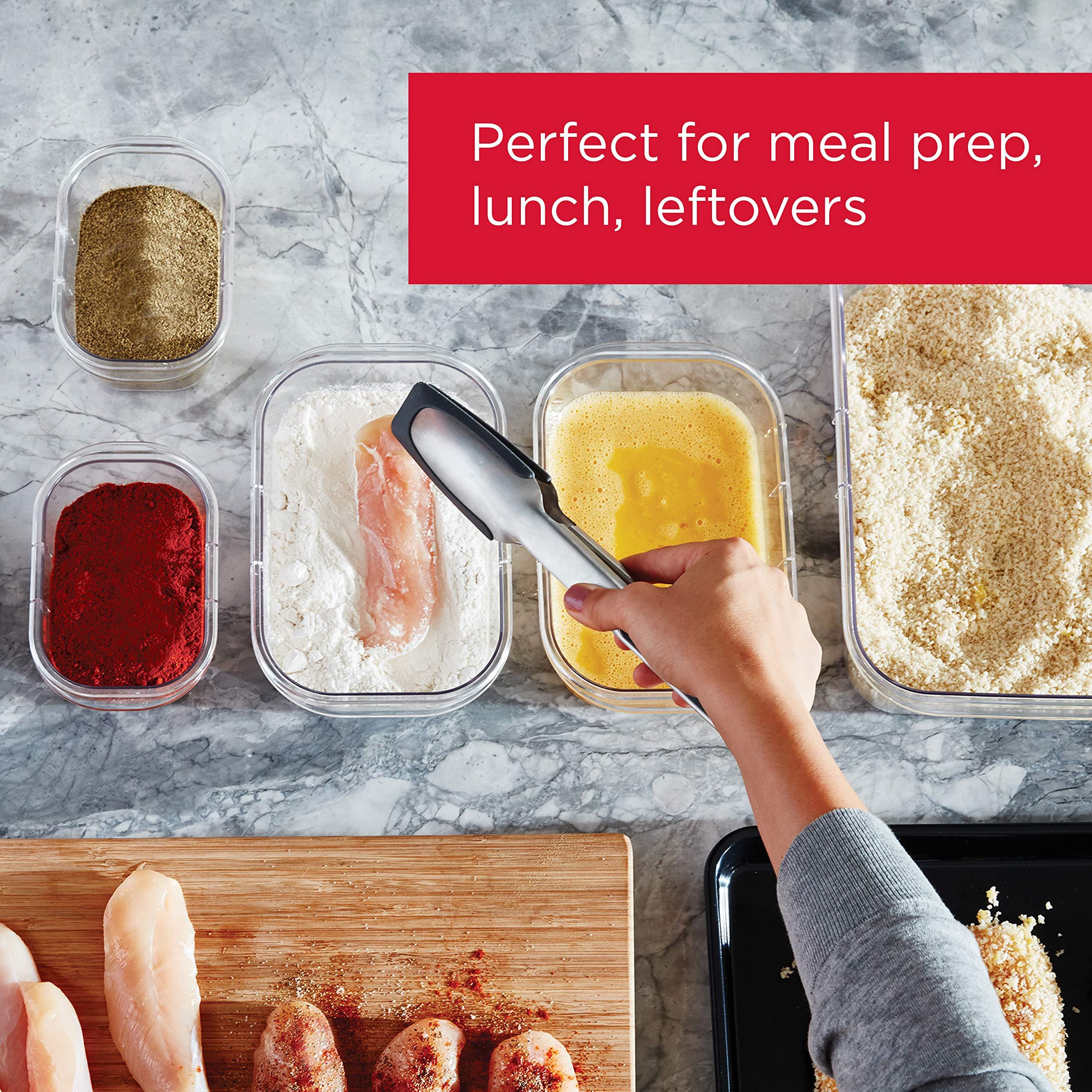 Rubbermaid Rubbermaid Brilliance BPA Free 44-Piece Food Storage Containers Set, Airtight, Leak-Proof, with Lids for Meal Prep, Lunch, and Leftovers
