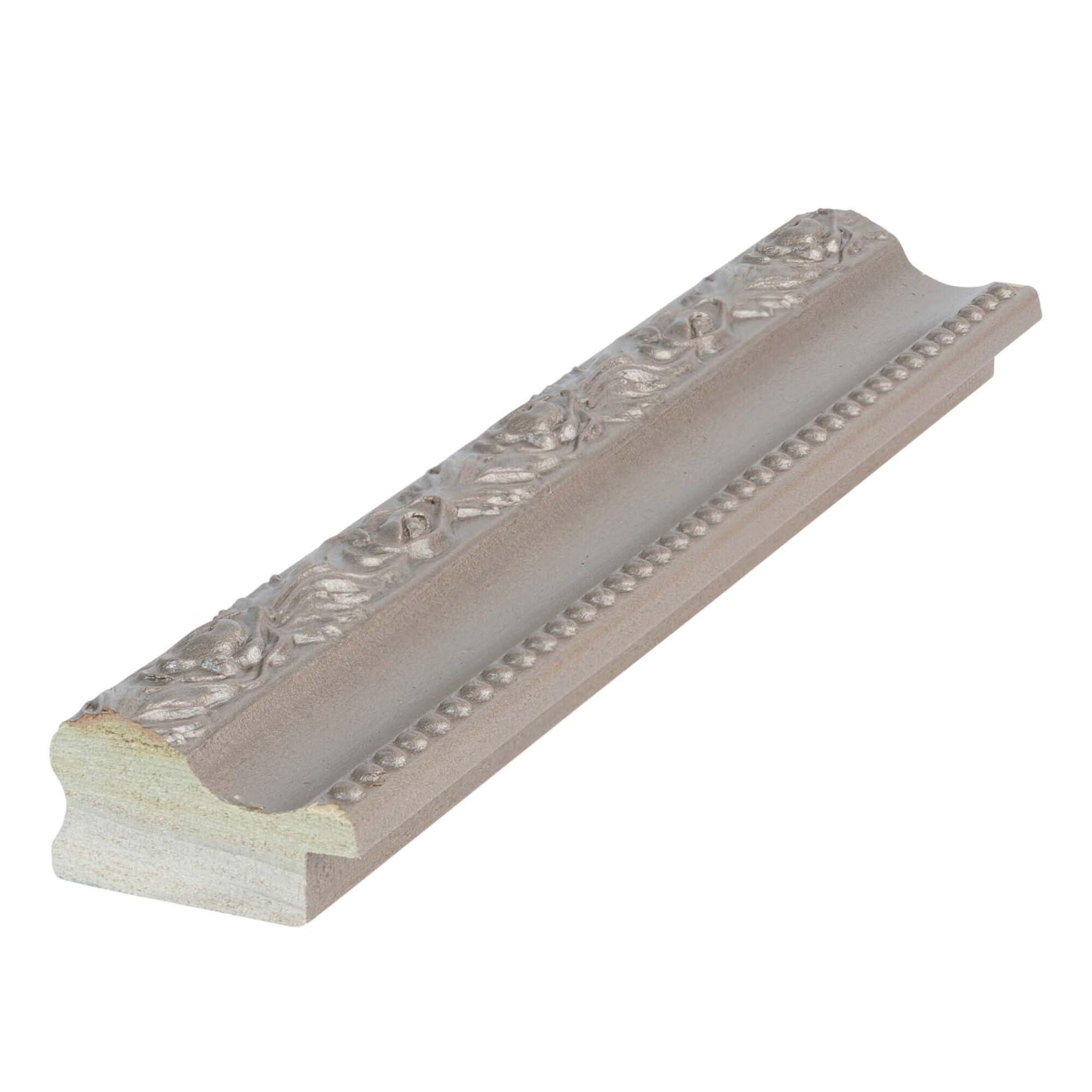 ArtToFrames ArtToFrames 16x20 Frame, Wood Picture Frame 16 x 20 Inch Poster Frame | Classic Silver | Custom Poster Frame with Economy Acrylic & Backing | Elegant Decor for Photos Diplomas Art or Puzzles