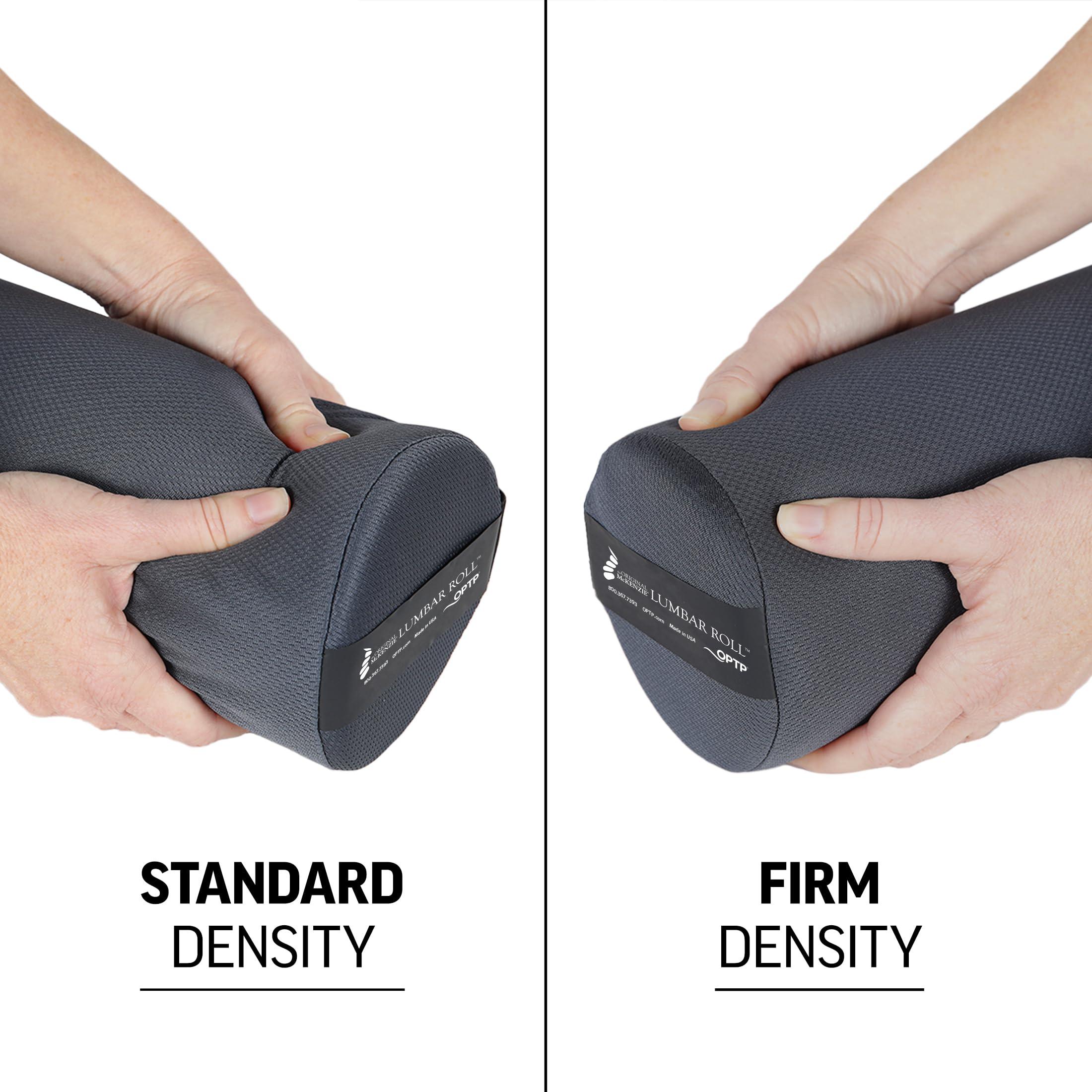 OPTP OPTP The Original McKenzie Lumbar Roll USA-Made Low Back Lumbar Support for Office Chair & Car Seat Back Support Cushion. The Preferred Lumbar Pillow by Physical Therapists - Standard Density