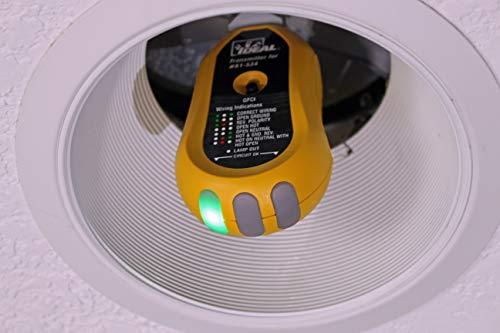 Ideal Industries IDEAL Electrical 61-534 Digital Circuit Breaker Finder with Digital Receiver and GFCI Circuit Tester,Yellow