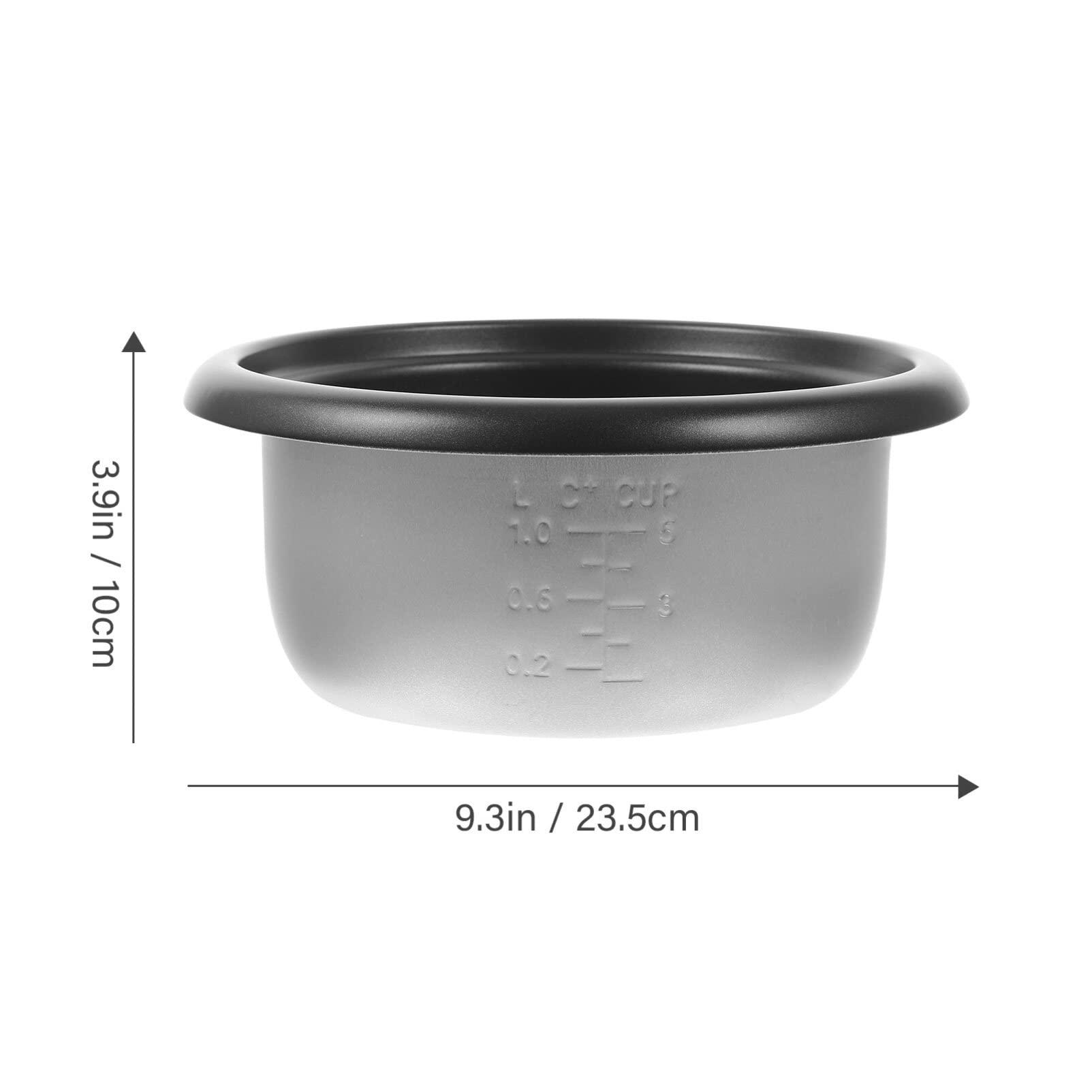 Kichvoe Rice Cooker Replacement Pot 9.3 * 3.9Inch Rice Cooker Inner Pot 2L Non- Stick Rice Cooker Liner Replacement Rice Cooker Insert Rice Maker Accessories Rice Cooker Pot Replacement