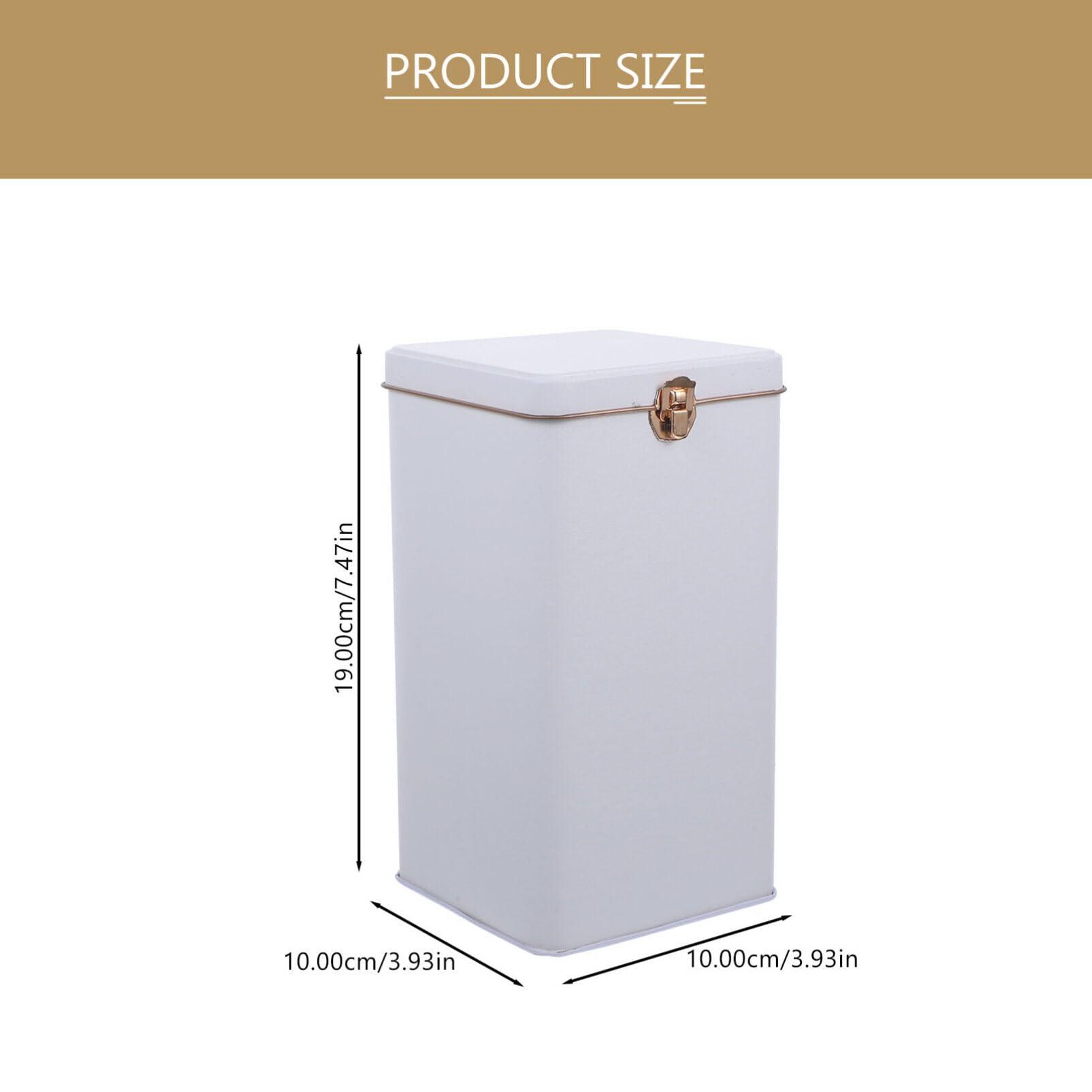 Zerodeko Tea Tea Storage Containers Tea Container Canister with Airtight Lids Tea Bag Storage Jar Food Storage Container Food Storage Jar Tea Tin Canister Tea Storage Canister