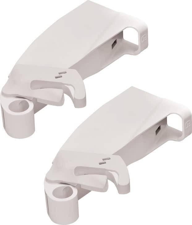 Kitchen Inventions Lemans II Set 2-Shelf Lazy Susan with Soft-Close for Blind Base Corner Cabinets, Chrome and White (884 sq. Model 50, Tray Size: 18", Swings Left)