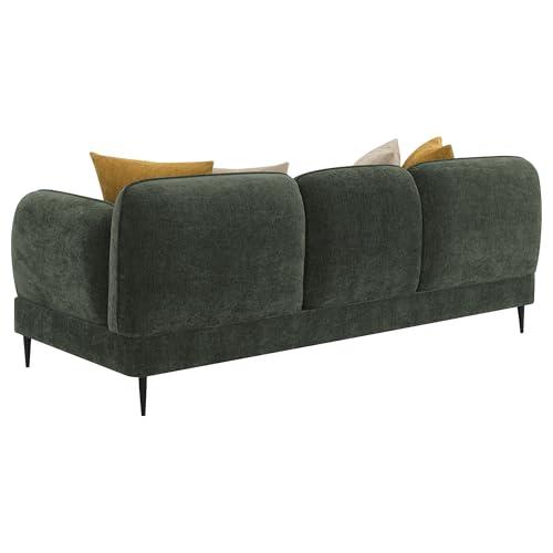 Coaster Home Furnishings Coaster Home Furnishings Jade 2-Piece Chenille Upholstered Sofa Set Green