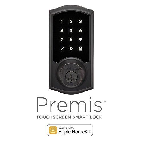 Kwikset Kwikset Premis Touchscreen Smart Lock Electronic Deadbolt, Works with Apple HomeKit via Apple HomePod or Apple TV, in Venetian Bronze