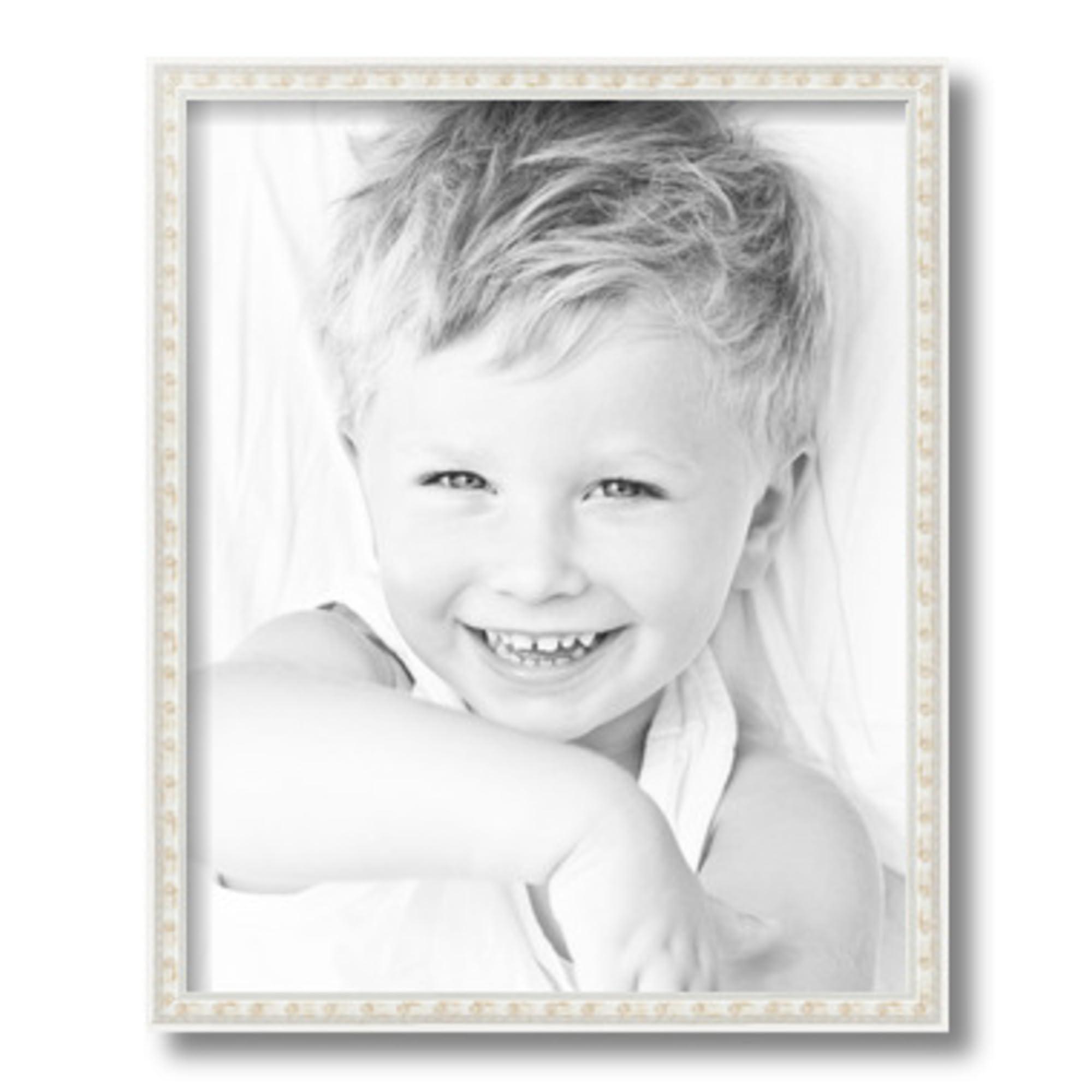 ArtToFrames ArtToFrames 13x16 Inch White Picture Frame, This 0.75 Inch Custom Poster Frame is White - Comes with Regular Glass and Corrugated Backing (2WOM5125-13x16)
