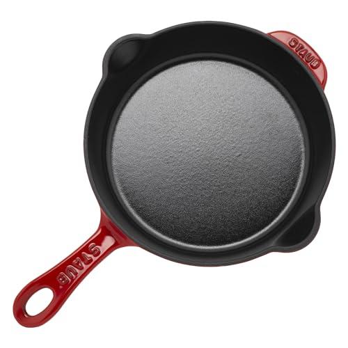 STAUB STAUB Fry Pans Cast Iron 8.5-inch Traditional Deep Skillet-Cherry