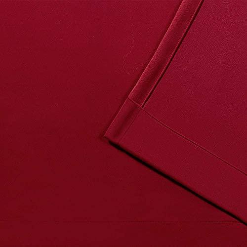Sky Wave Double Pinch Pleated Blackout Curtains for Room Decoration and Darkening Comes with Easy Hanging Options via Hooks. (Chilli 72 Inch Wide by 72 Inch Long- 2 Pannels Combined Size)