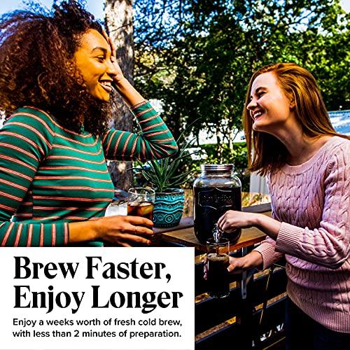 Willow & Everett Willow & Everett Cold Brew Coffee Maker - 1 Gallon Iced Tea & Coffee Cold Brew Maker - Glass Pitcher w/ Stainless Steel Spout and Removable Filter