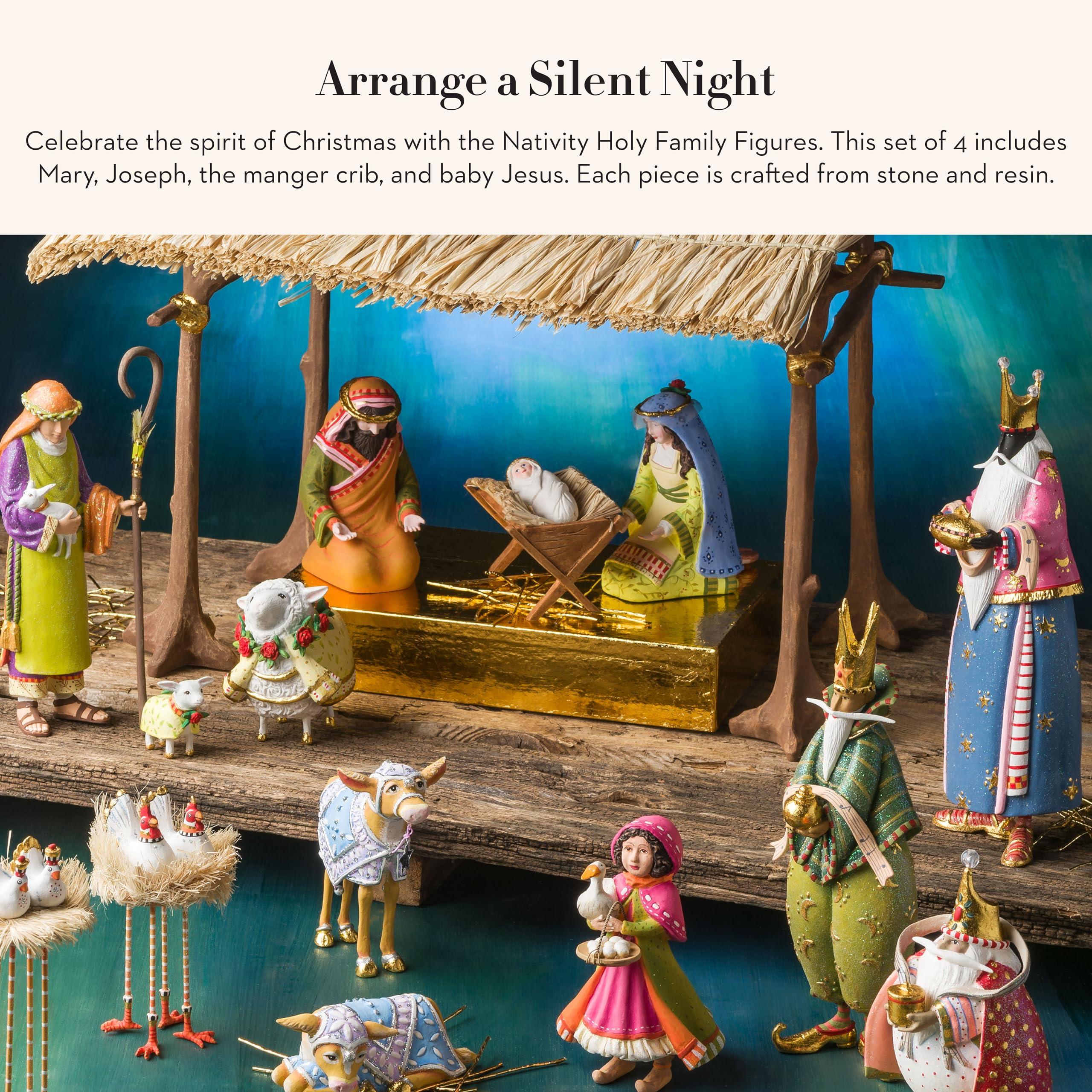 MACKENZIE-CHILDS MACKENZIE-CHILDS Patience Brewster Nativity Figurine, Christmas Nativity Home Decor, Holy Family