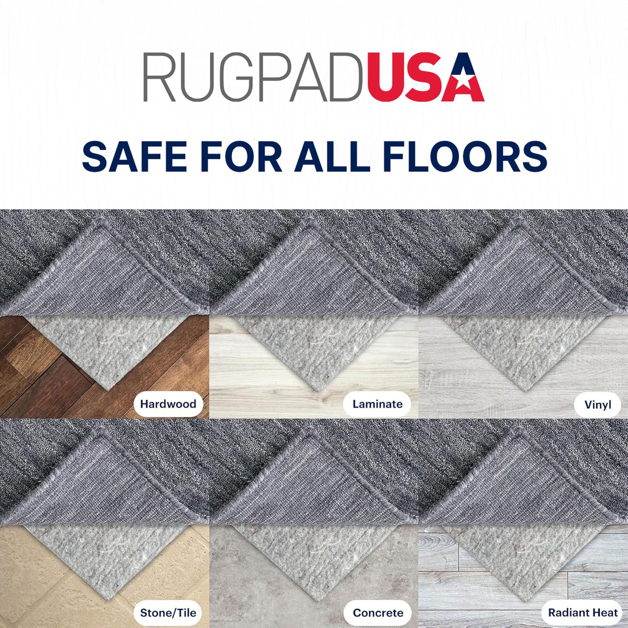 RUGPADUSA RUGPADUSA 100% Felt 8'10" x 11'10" Rug Pad for Hardwood Floors, 1/3 Inch Thick Cushioning - Prolong The Life of Your Rugs and Flooring, Safe for All Floors and Finishes