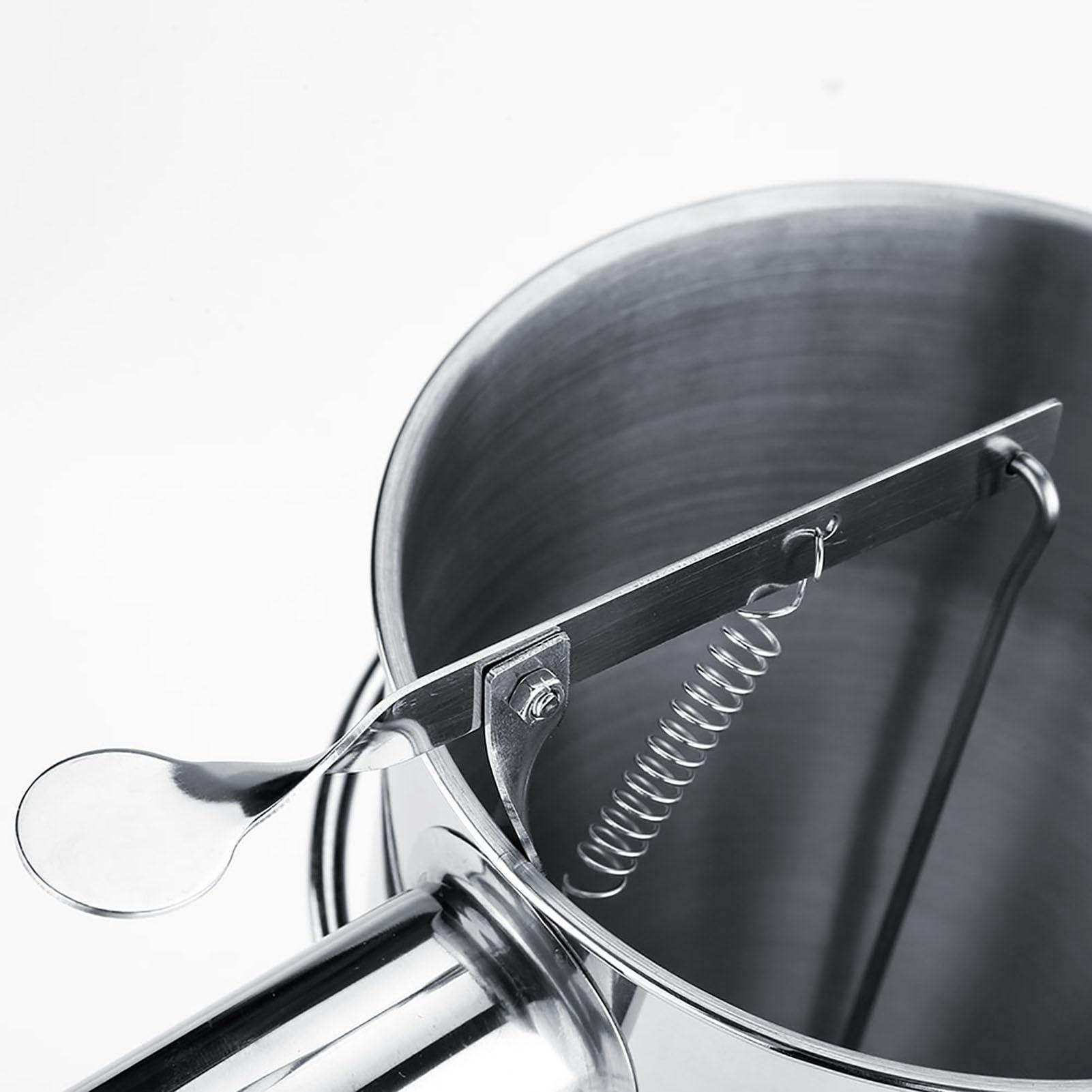 Akozon Akozon Stainless Steel Baking Funnel with Rack, Pancake Batter Dispenser, Octopus Balls & Cupcake Making Kitchen Tool for Home & Bakery Use