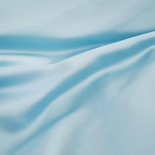 BLUENILEMILLS BNM Modal from Beechwood Sheet Set, Deep Pocket, Soft Lightweight Bedding, Cooling Bedsheets, Basics, Dorm Essentials, Includes 1 Flat Sheet, 1 Fitted Sheet, 2 Pillowcases, California King, Light Blue