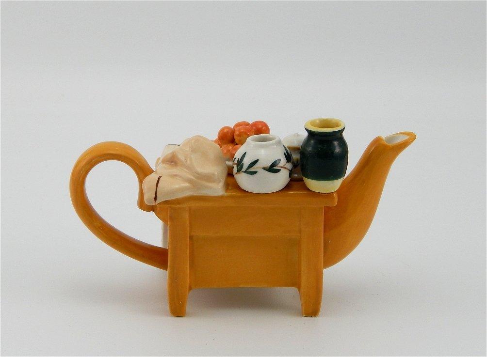 The Collectors Teapot Collection Jim Baileys Miniature Novelty Teapot -Cezanne Table