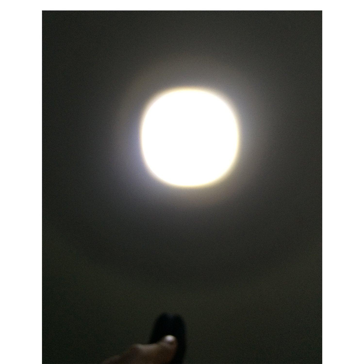 TotaLohan TotaLohan Military Grade Single Mode 3000 Lumens Tactical LED Waterproof Handheld Flashlight,2-Pack