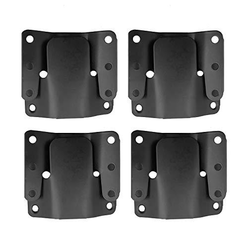 LazyMe LazyMe Universal Sectional Sofa Interlocking Sofa Connector Bracket with Hardware- 2 Sets, 4 Piece