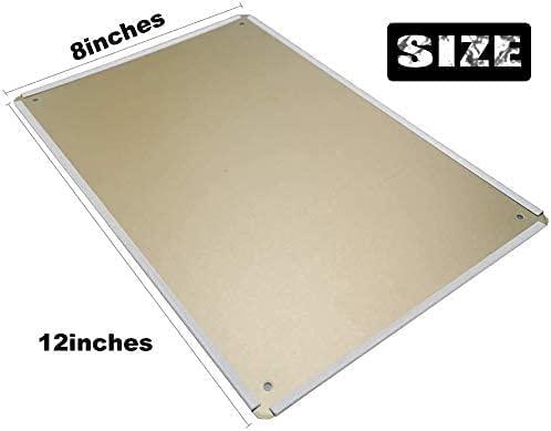 Zjjia2023 Reserved For Hockey Players Only 8\"x12\" Metal Novelty Sign