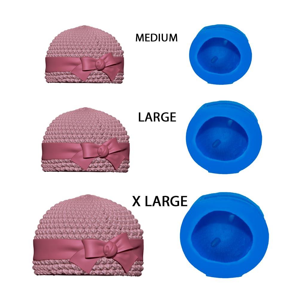 First Impressions Molds Medium Bow Baby Hat Silicone Mold B257 by First Impressions Molds