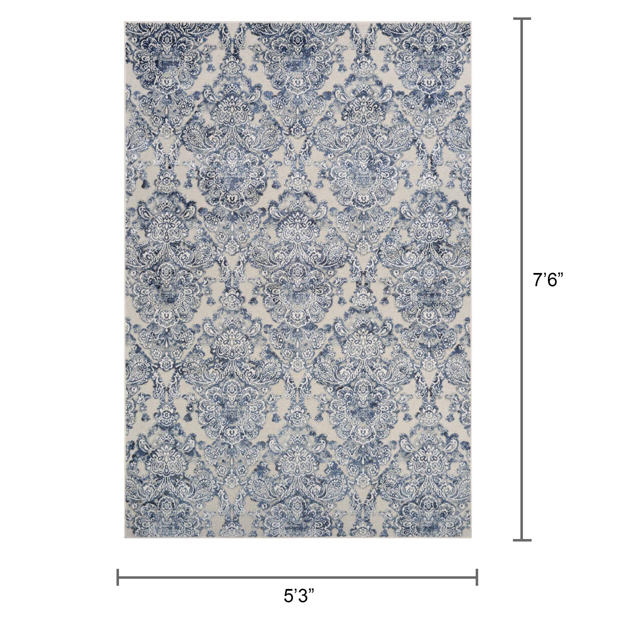 Couristan Couristan Cir Royal Gate Area Rug, 5'3" x 7'6", Lace