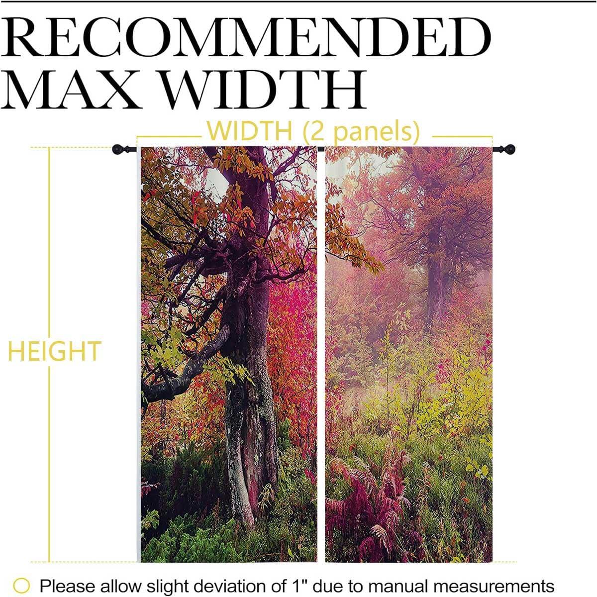 WHYATT WHYATT Farm House Decor Curtain Blackout Rod Pocket Curtian Curtain for Closet Without Door 63inch Width by 63inch Length