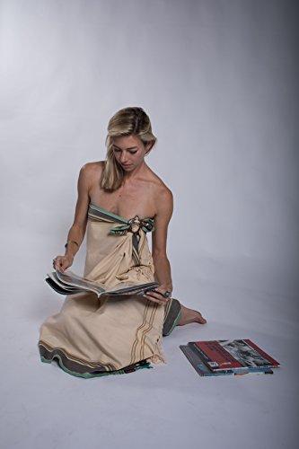 Thikka Design Thikka Design Kikoi Unisex Swimwear Cover-up (Nyasi Green, 100% Handmade, Imported from Kenya, African Kikoy)