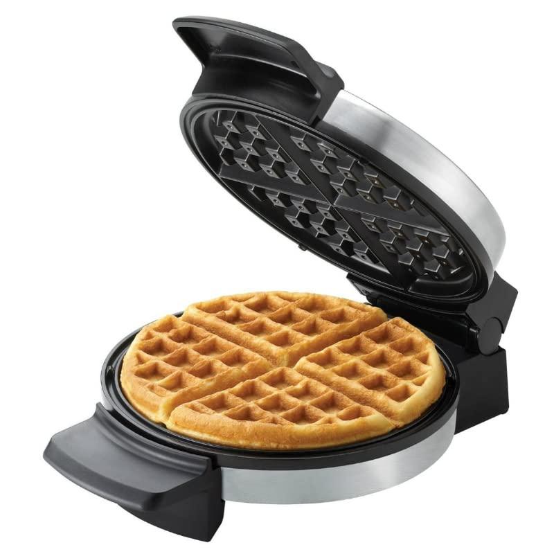 BLACK+DECKER BLACK+DECKER WMB500 Traditional Belgian-Style Waffle Maker, Stainless Steel