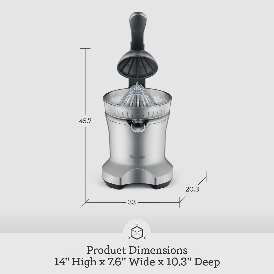 Breville Breville BCP600SIL Citrus Press Motorized Juicer, Silver, One Size