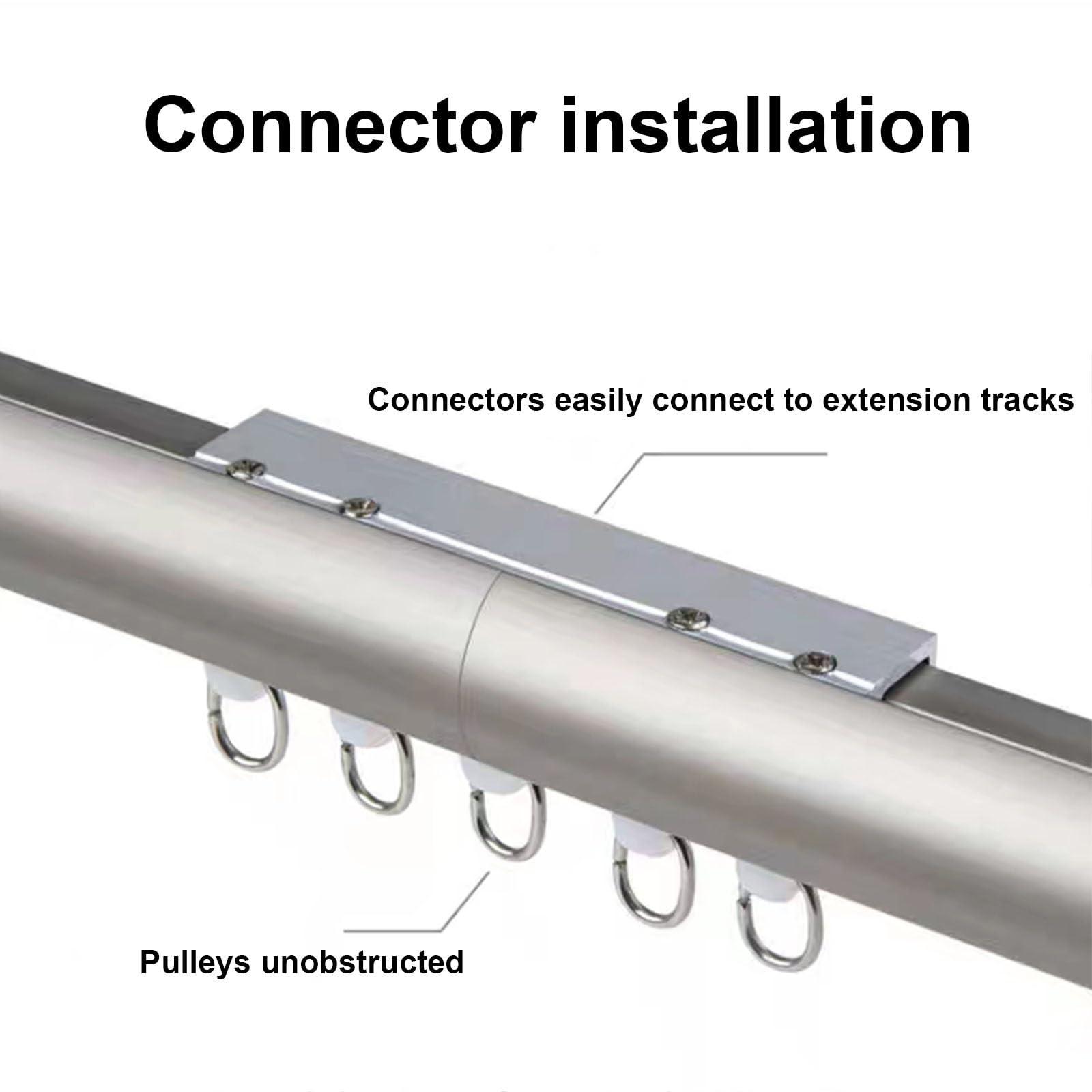 Tqertrtfxa Ceiling mount curtain rod,cafe curtain rod,ceiling mount curtain track,privacy curtains for room divider,Scope of application: Suitable for living rooms,bathrooms,bedrooms,ceilings,bay windows,RVs (C